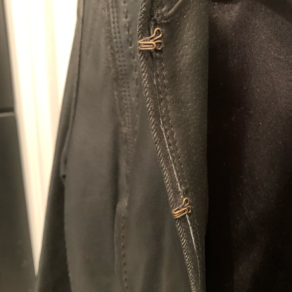 Black Leather Coat M - Picture 10 of 16